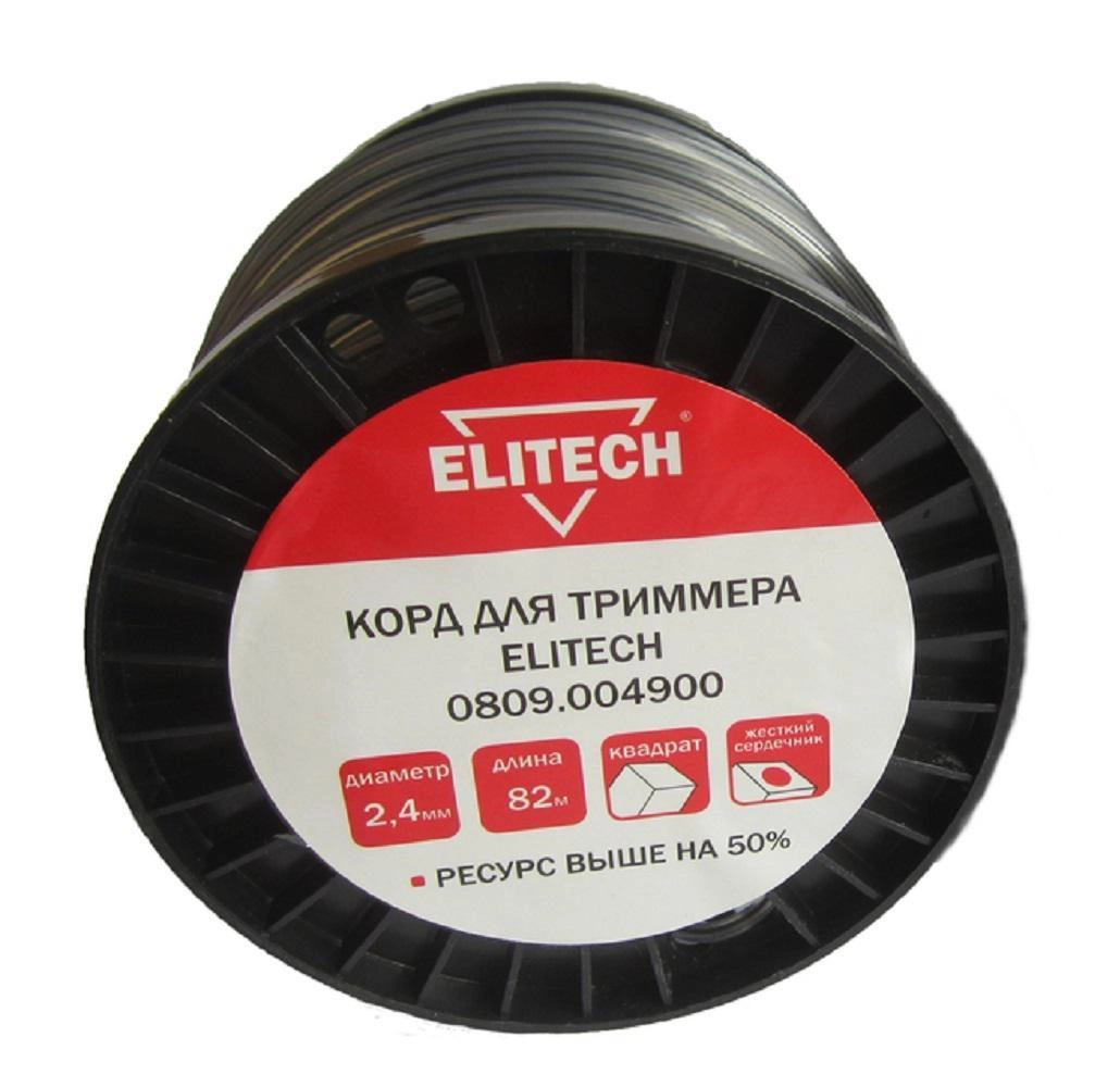 фото леска для триммеров elitech 0809.004900