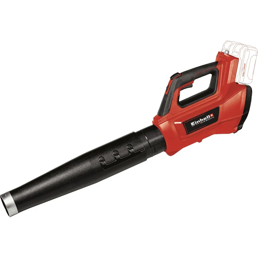 фото аккумуляторная бесщеточная воздуходувка einhell pxc ge-lb 36/210 li e-solo