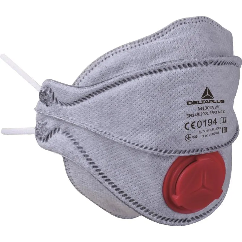 фото респиратор deltaplus™ м1304vw с клапаном (ffp3) от сварочных дымов (10 шт.)