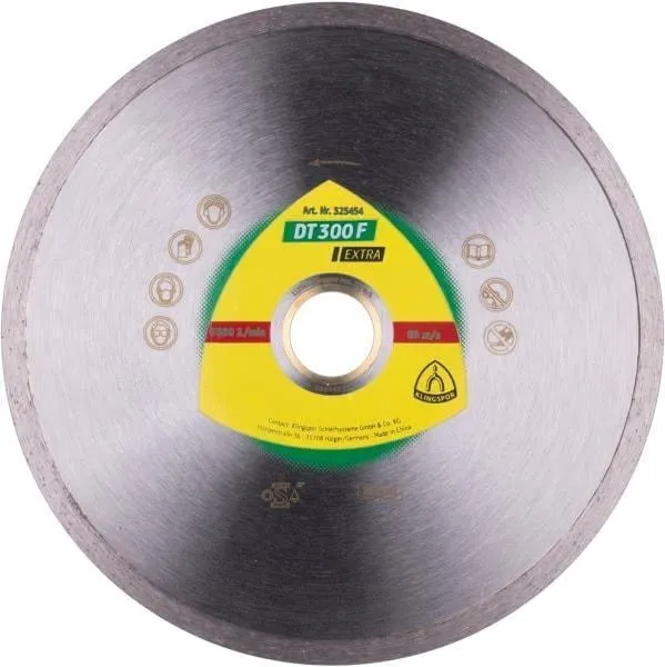 Круг алмазный KLINGSPOR DT 300 F EXTRA Ф200х25.4мм по керамике