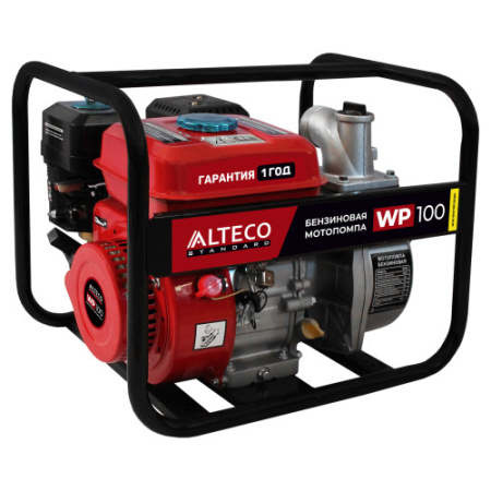 фото бензиновая мотопомпа alteco wp 100
