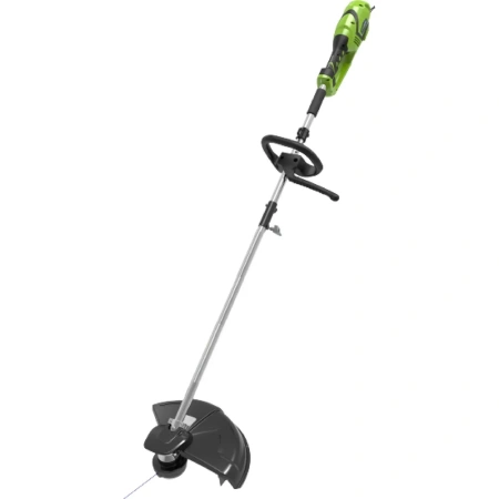 фото электрический триммер greenworks gst1246