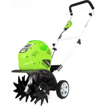 фото аккумуляторный культиватор greenworks g40tl без акб