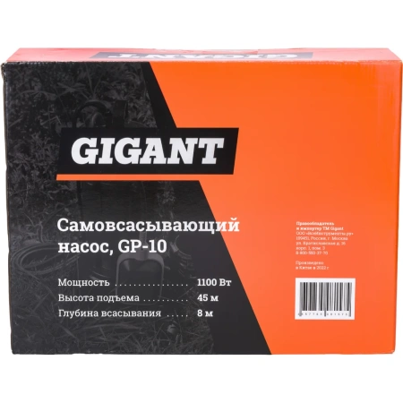 фото самовсасывающий насос gigant gp-10